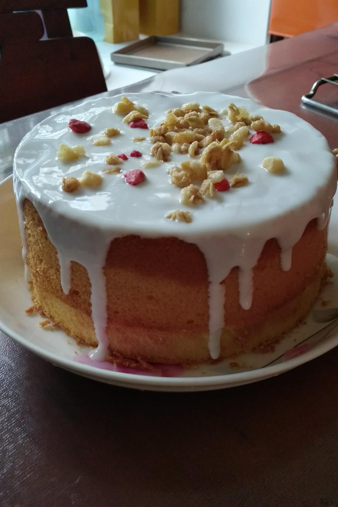 《Tinrry+》戚风蛋糕（6寸配方）（基础、超详细教程）