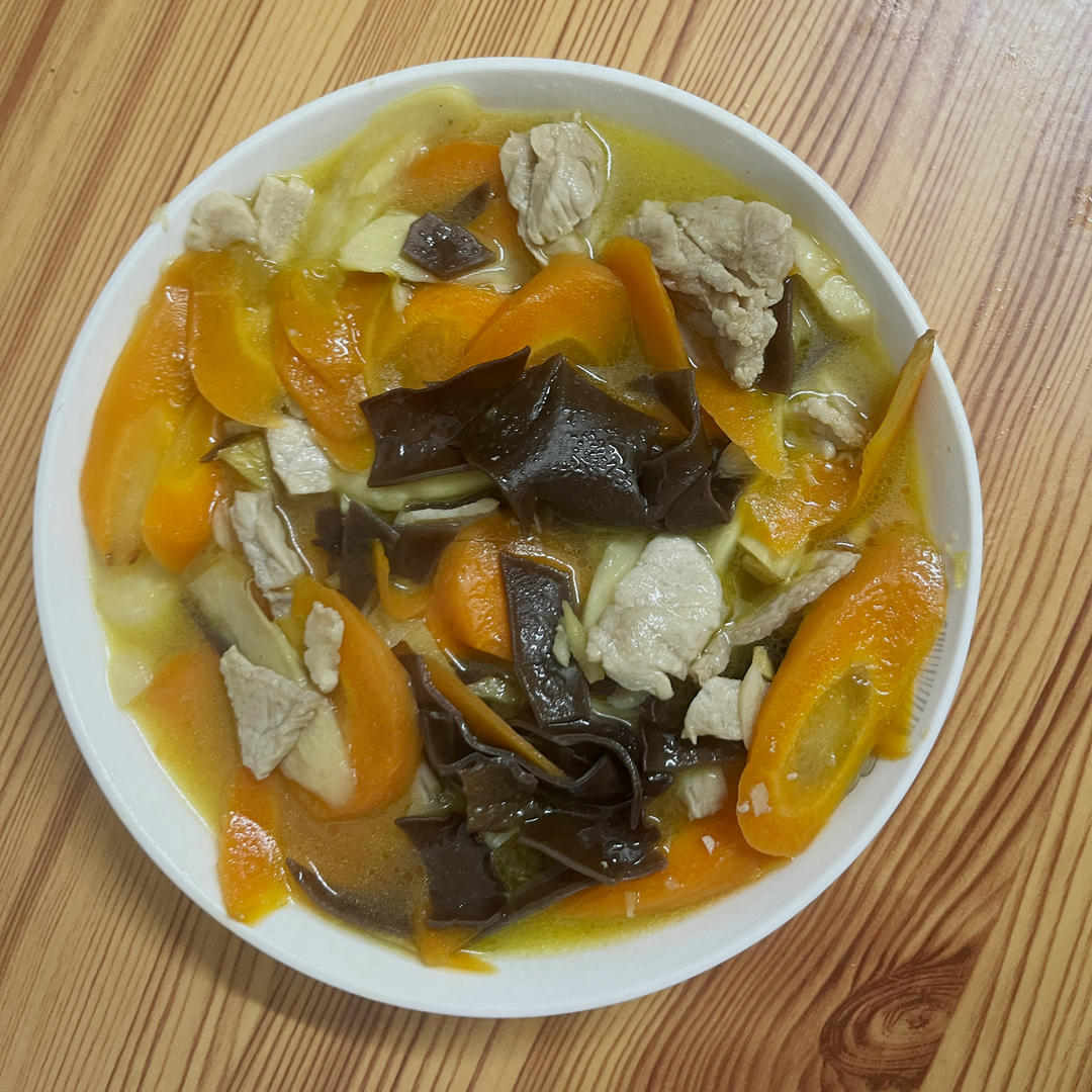 茭白木耳炒肉