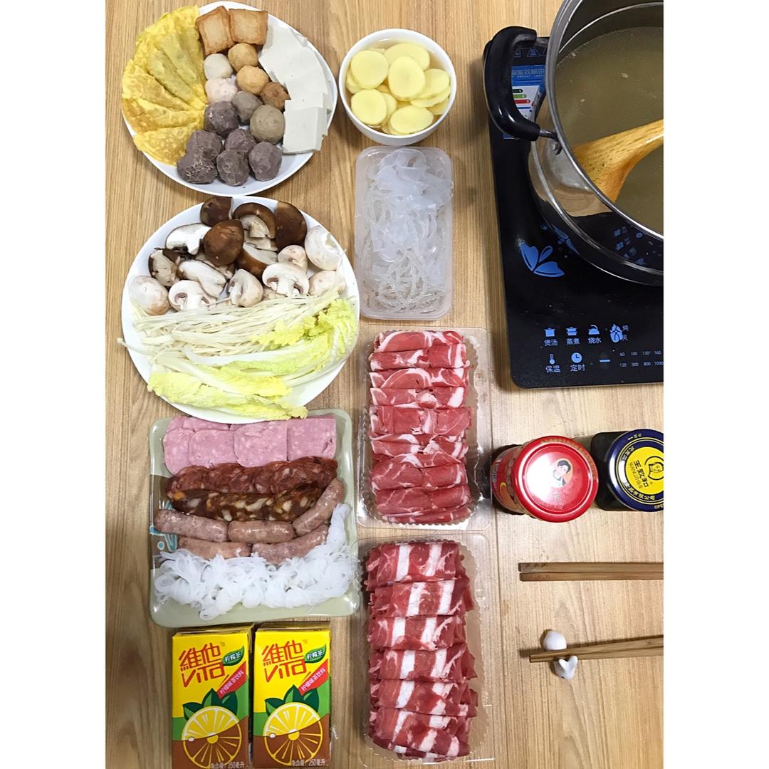 冬日家庭火锅