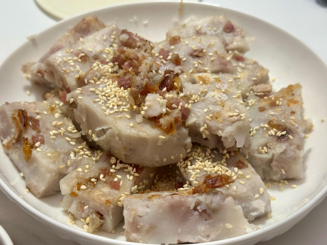 咸香软糯、食过返寻味的广式传统芋头糕