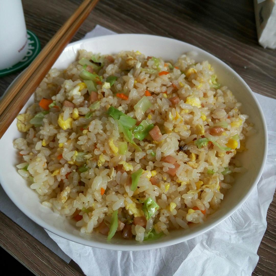 蚝油蛋炒饭的做法