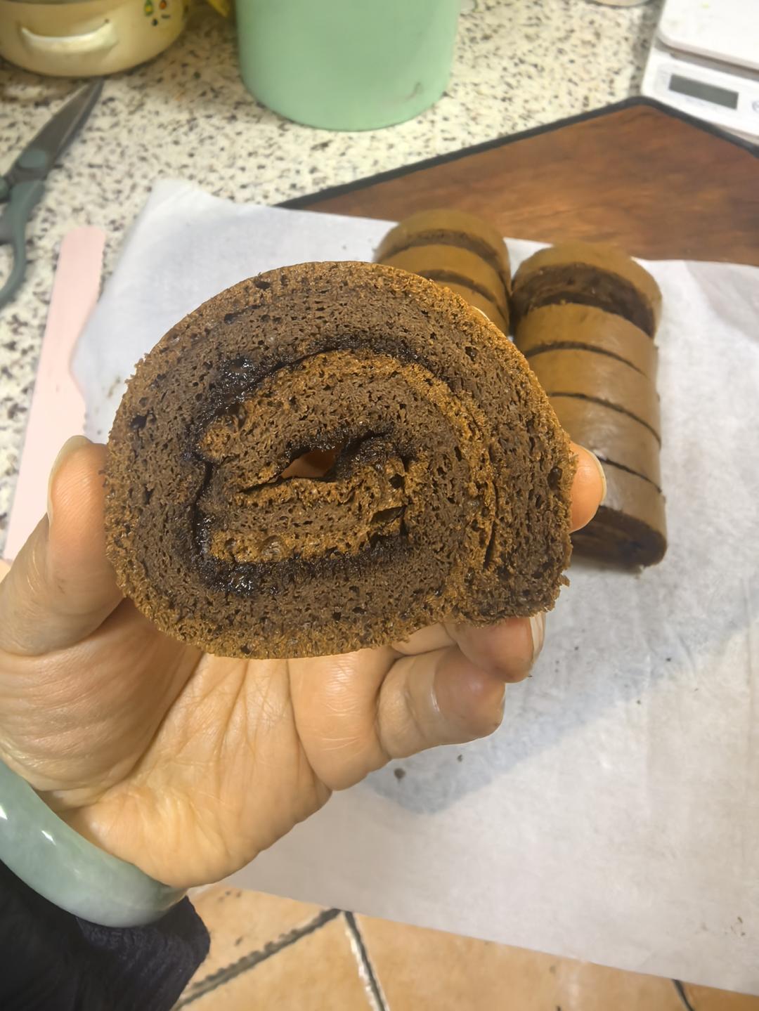 香浓巧克力蛋糕卷