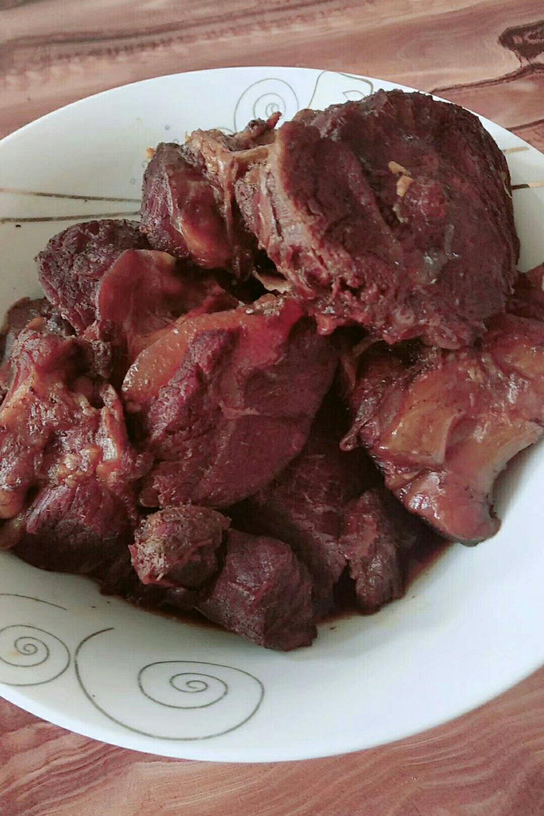 高压锅【酱牛肉】