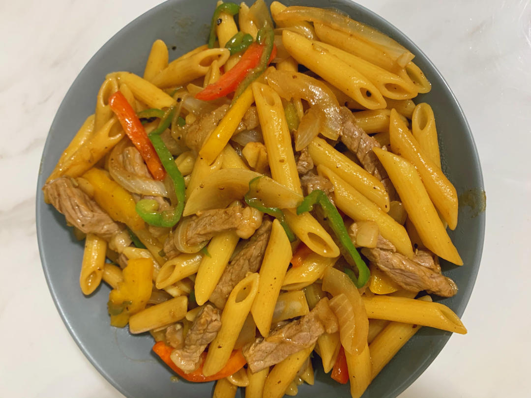黑椒牛柳意面