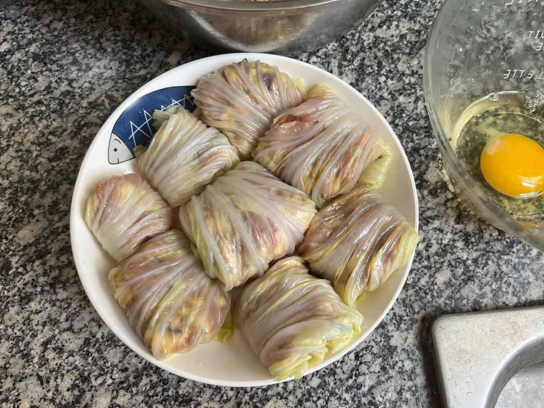 肉酿白菜卷