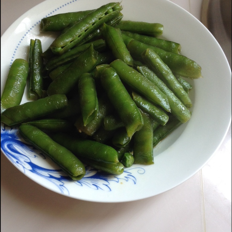 水煮豆荚