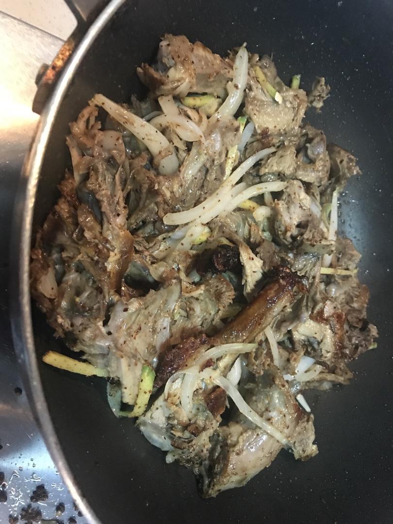 椒盐鸭架