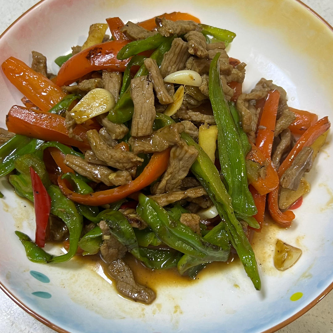 青椒炒牛肉