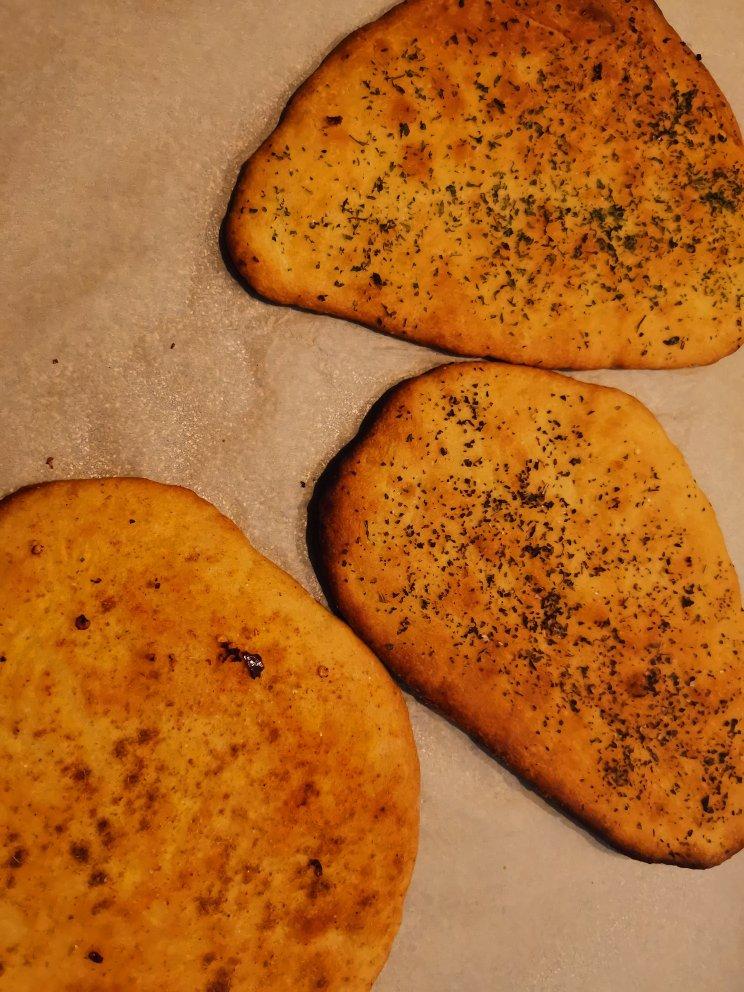 『简单省时的主食面包』印度馕饼Naan/ Indian Flatbread