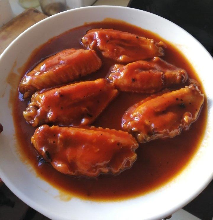 软皓皓做的番茄酱鸡翅
