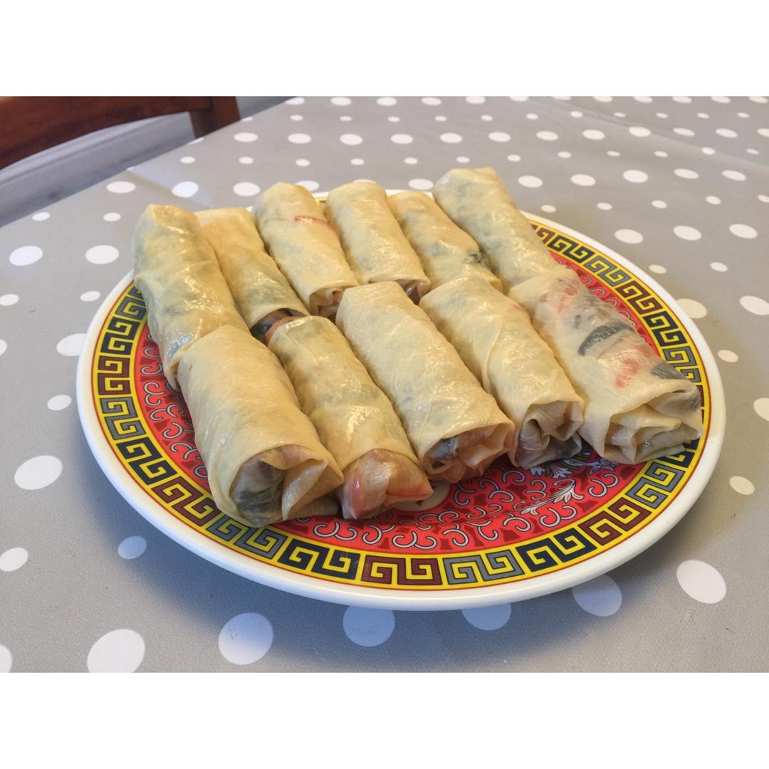 广东早茶点----腐皮卷