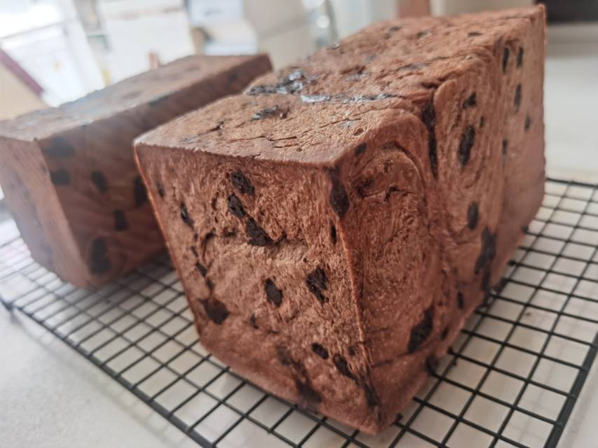 好吃到翘jiojio的巧克力生吐司