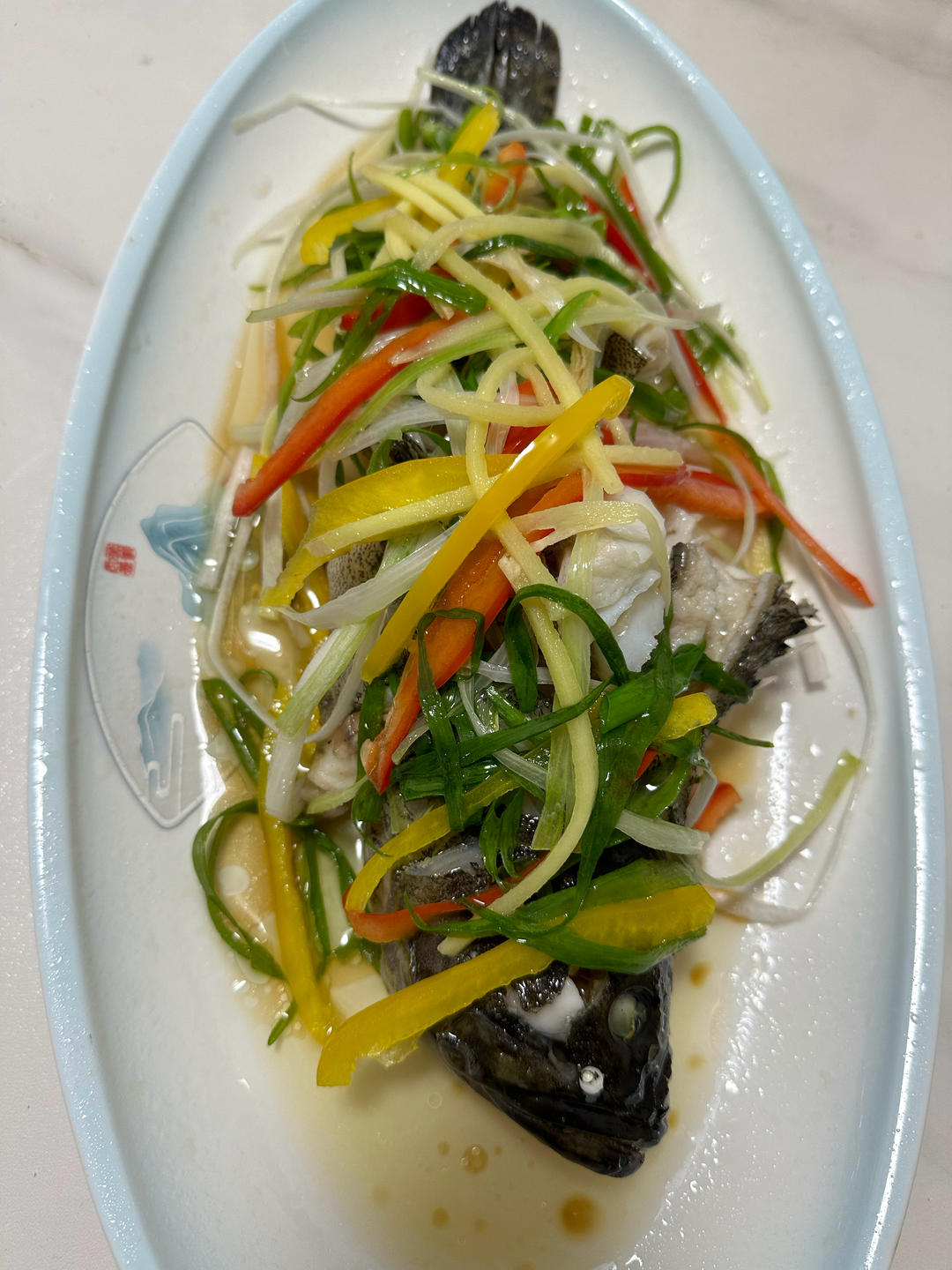 餐厅级别的清蒸石斑鱼