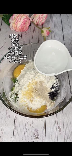补铁又补钙的紫菜鸡蛋饼的做法 步骤5
