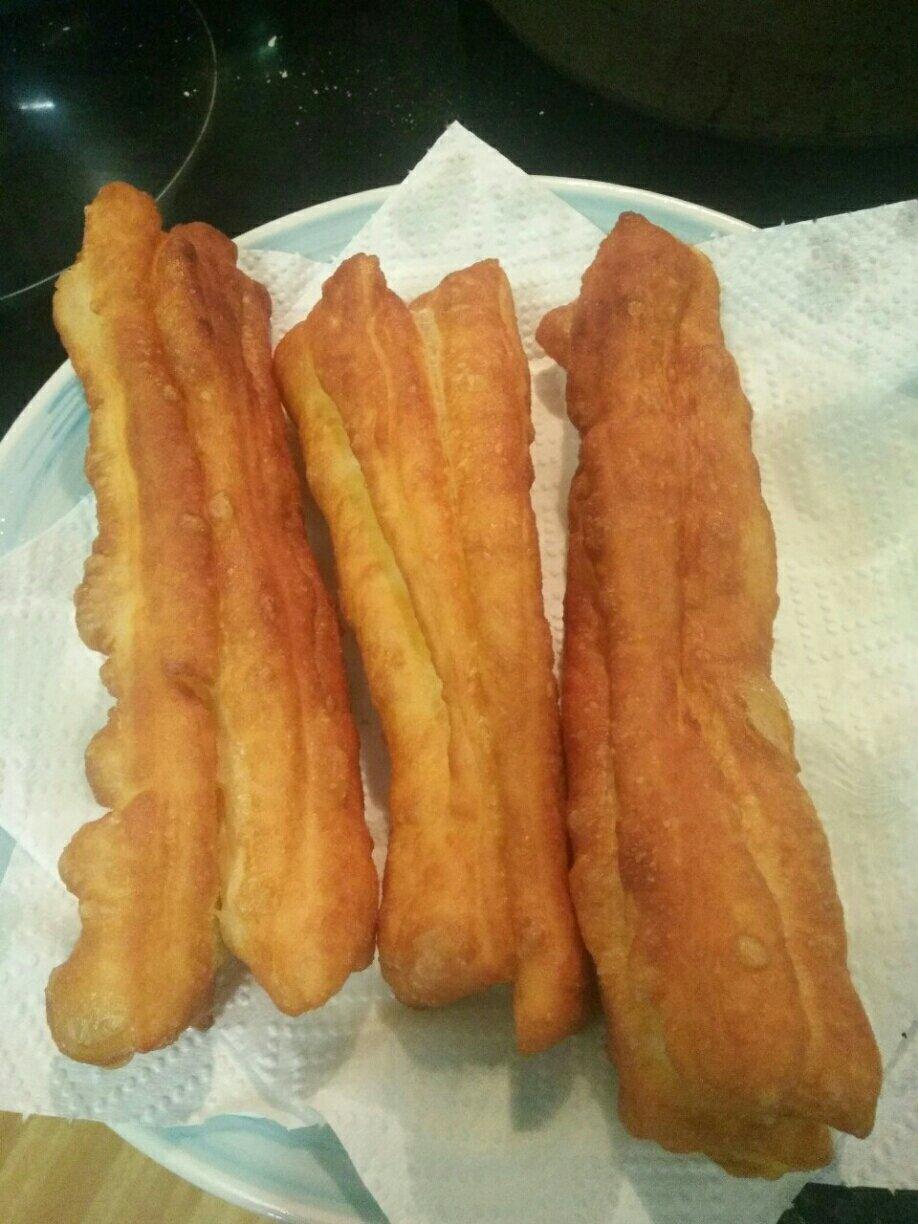 自制无泡打粉油条