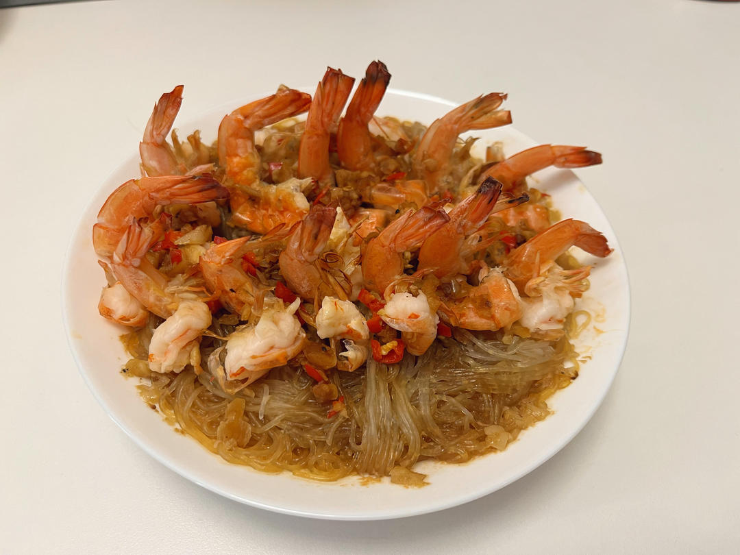 蒜蓉粉丝开背虾