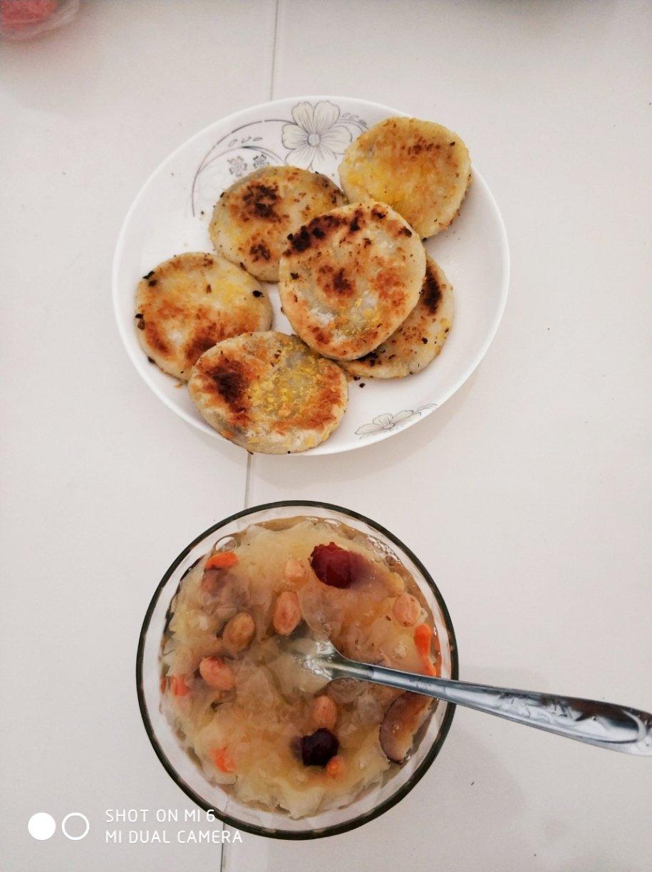松软香糯的豆渣糯米饼🥞
