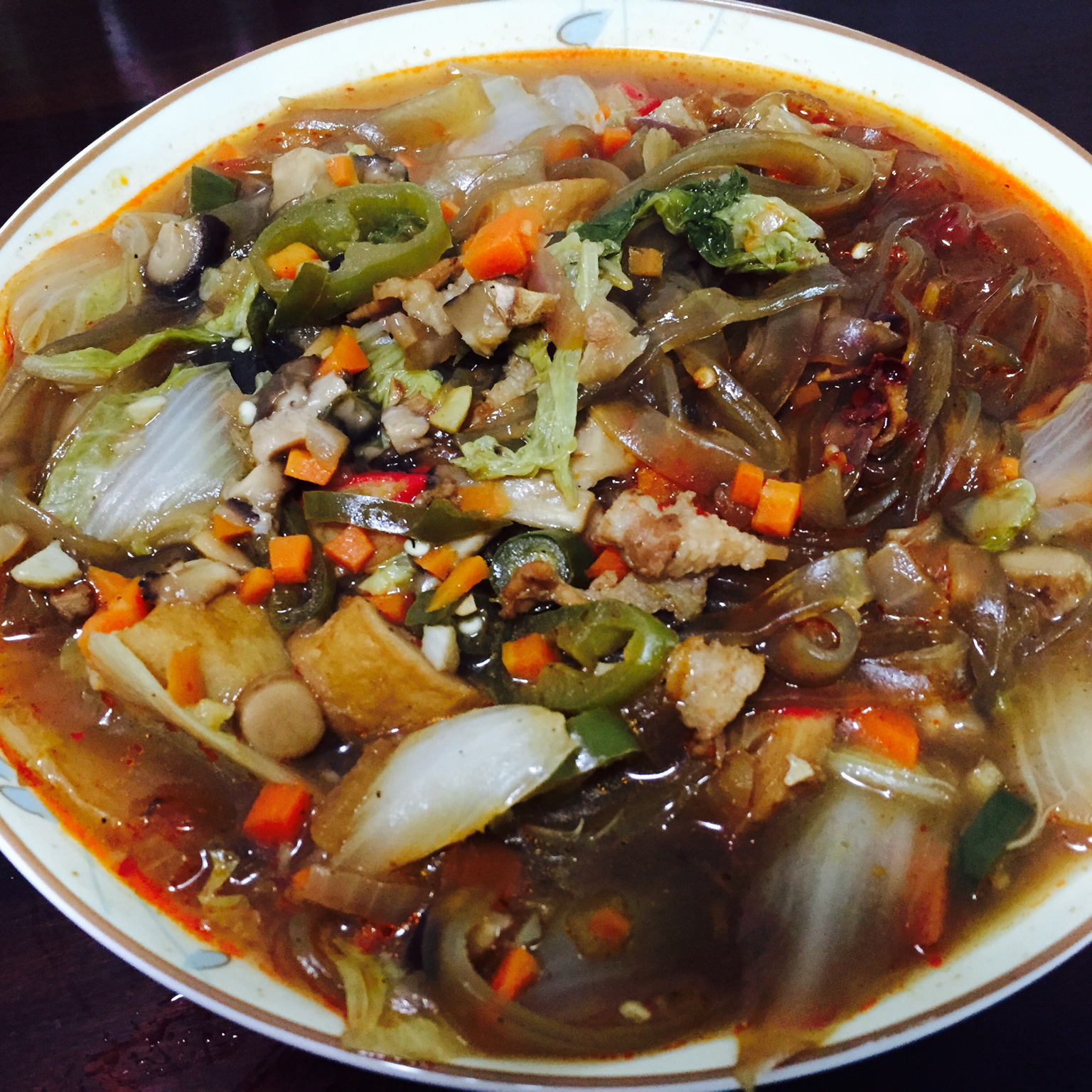 猪肉白菜炖粉条