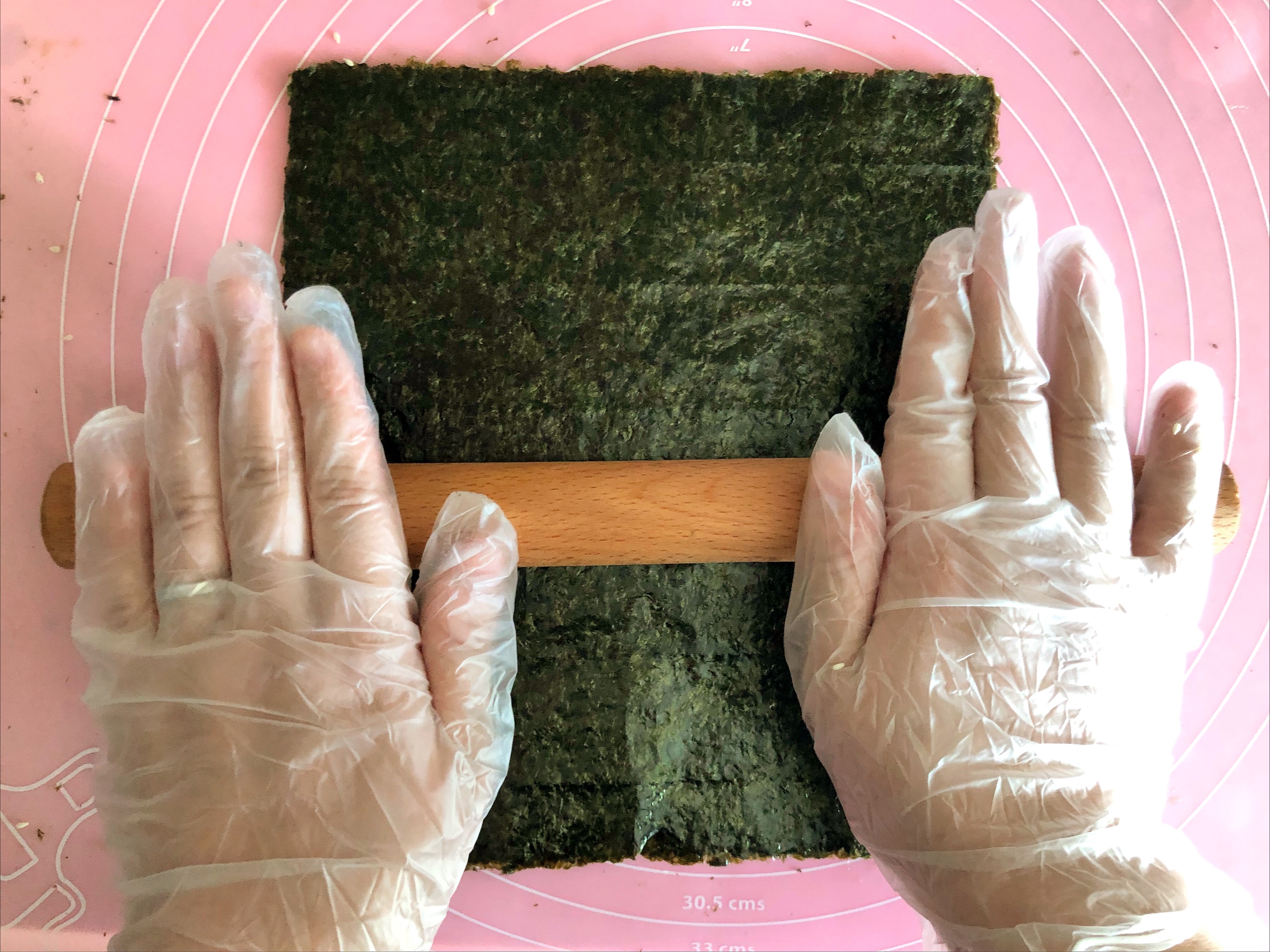 低钠芝麻海苔脆的做法 步骤8