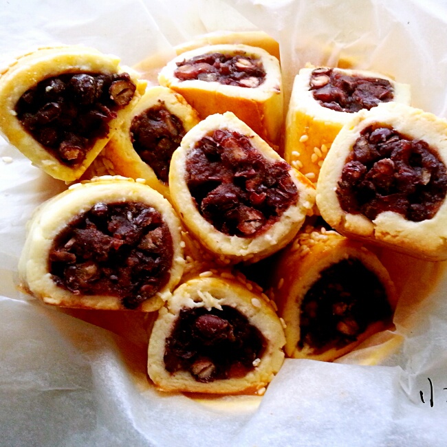 小贤厨房做的豆沙一口酥