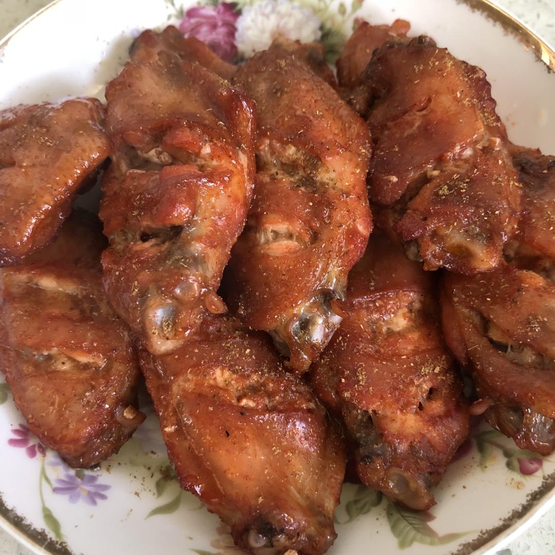 奥尔良烤鸡翅 还没摆盘就被抢光了