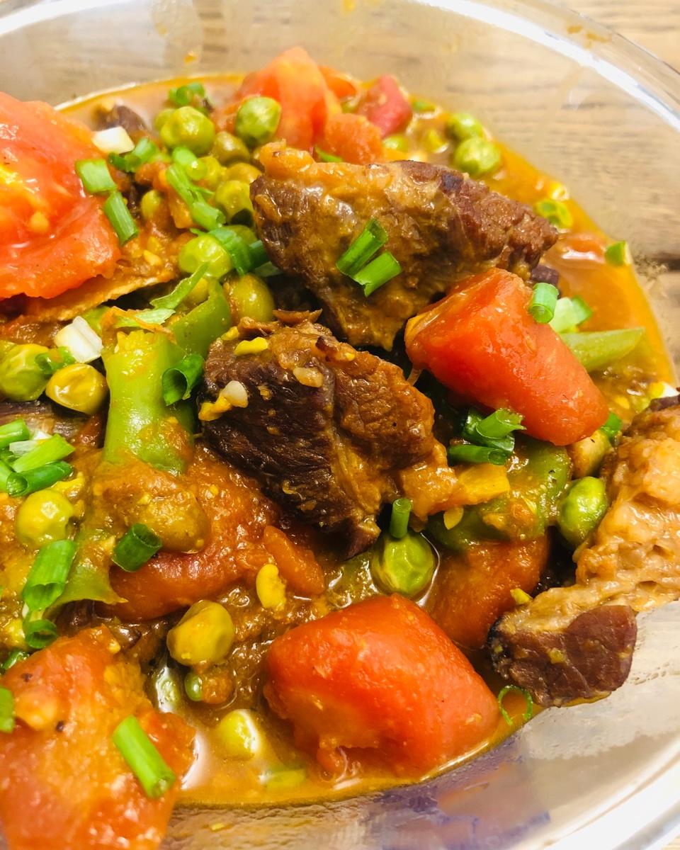 番茄土豆炖牛腩