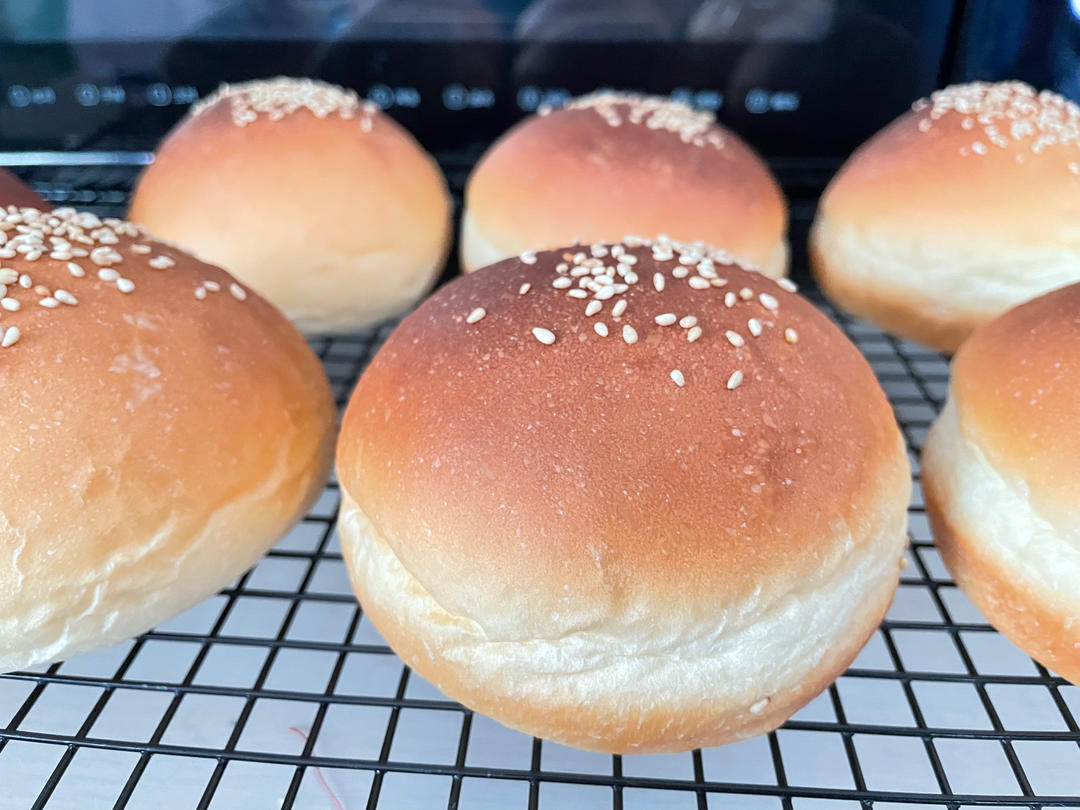 超松软汉堡面包胚（汤种法）