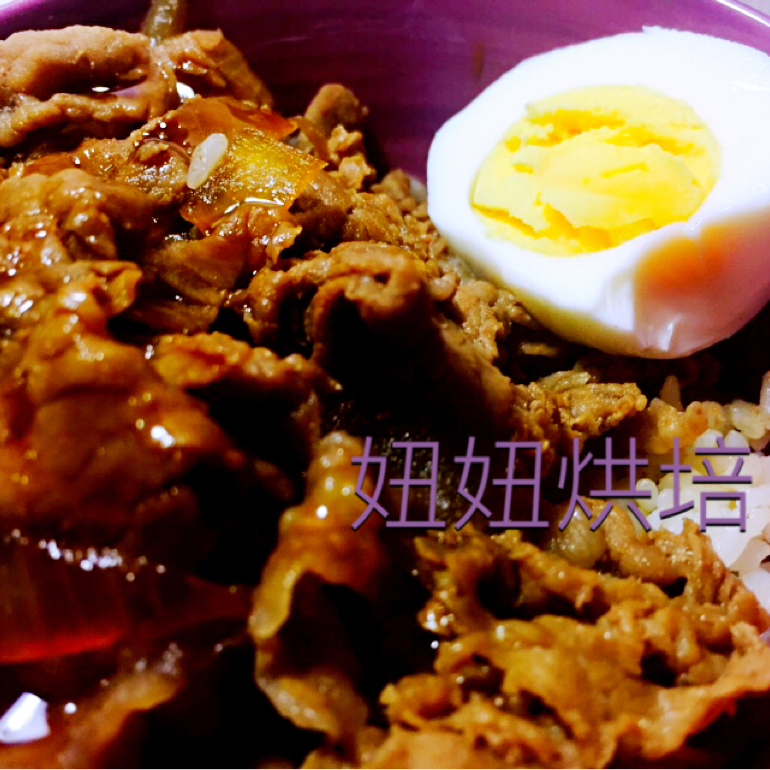 日式牛肉盖饭 -吉野家牛肉饭