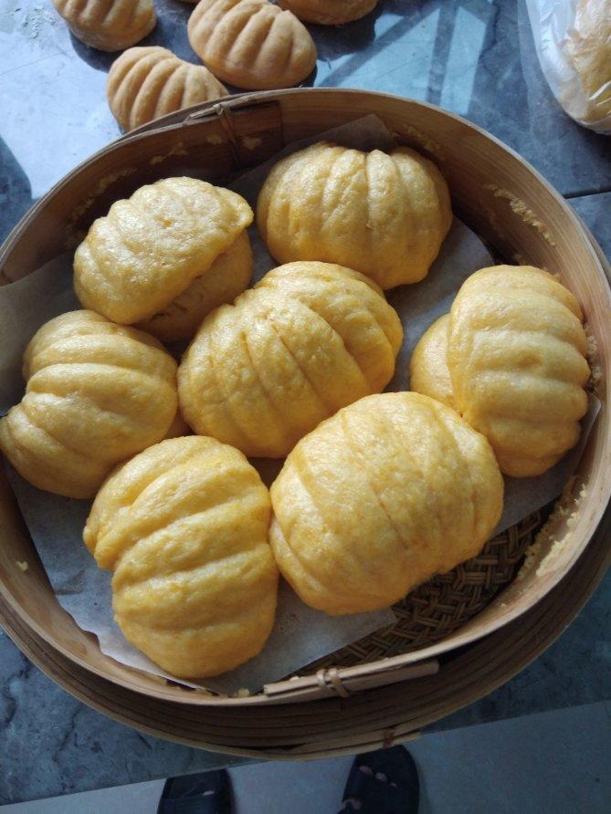 不一样的南瓜金元宝馒头