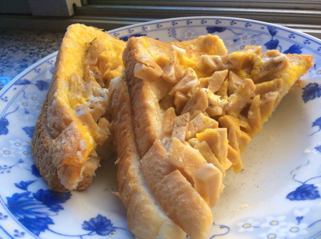 一片面包的三明治