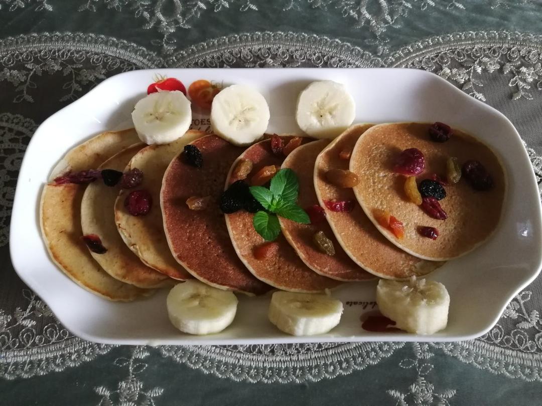 快手点心-香蕉松饼