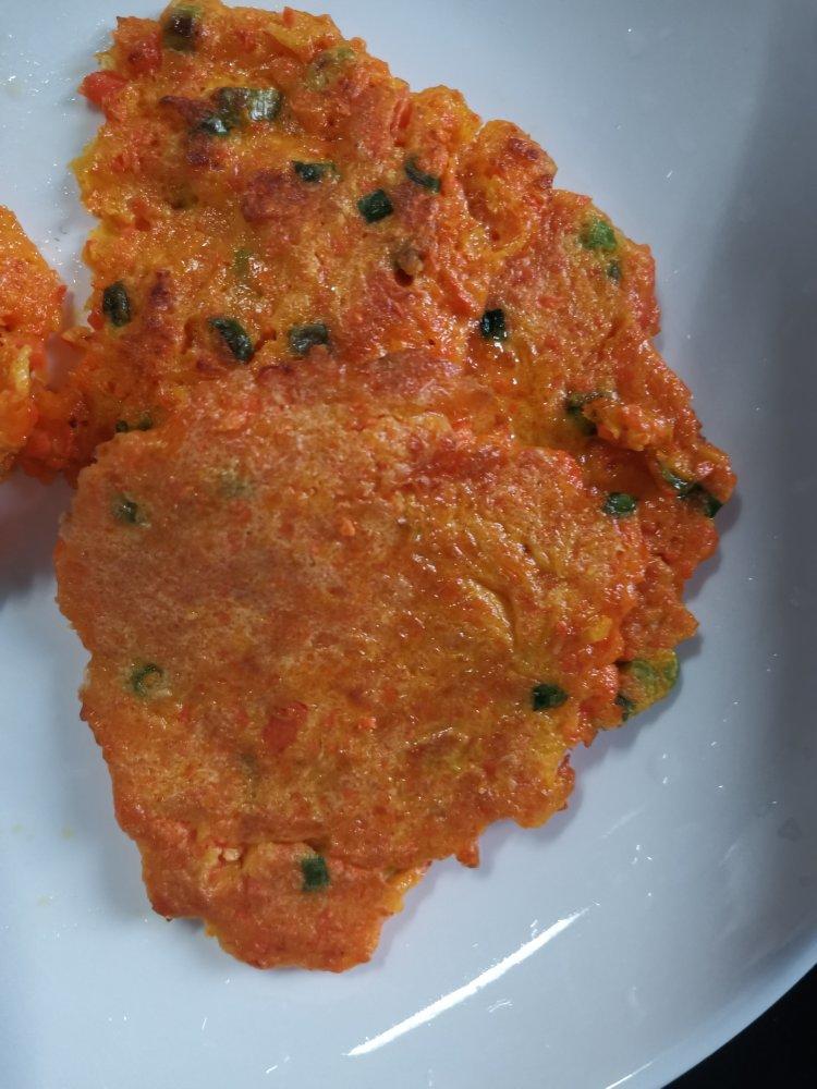 胡萝卜鸡蛋饼