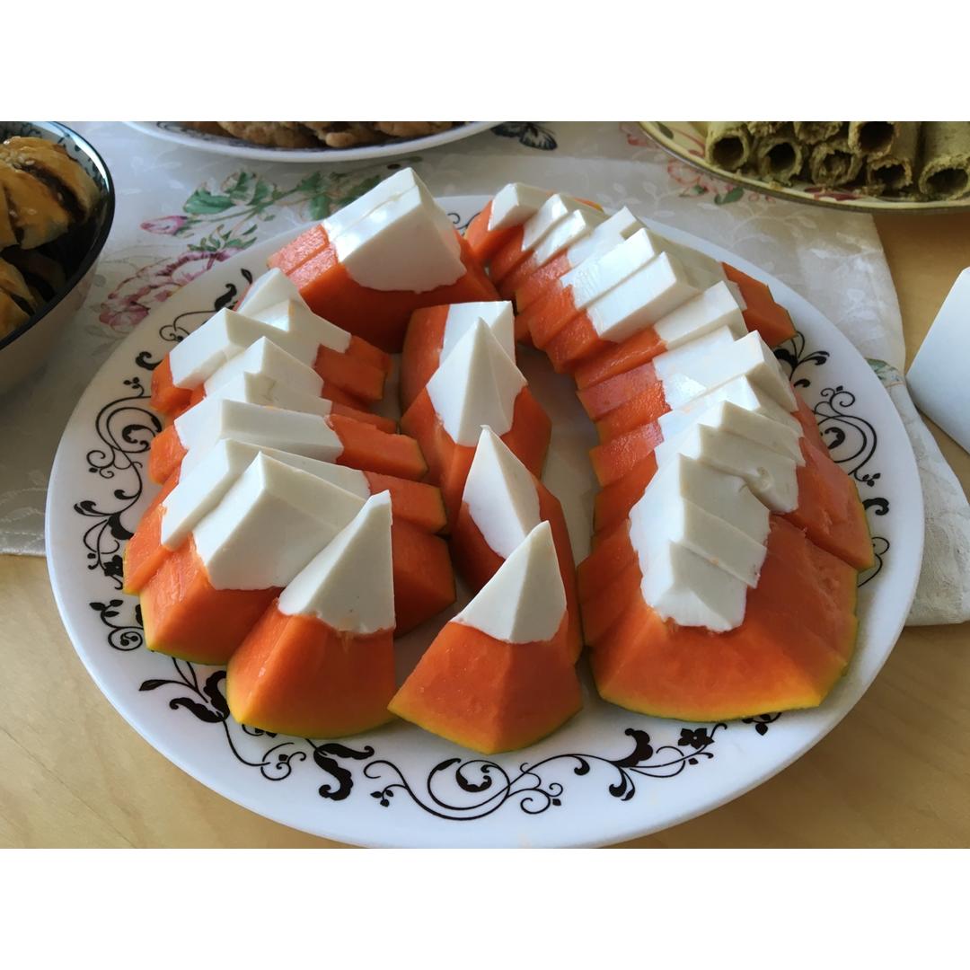 木瓜椰奶冻
