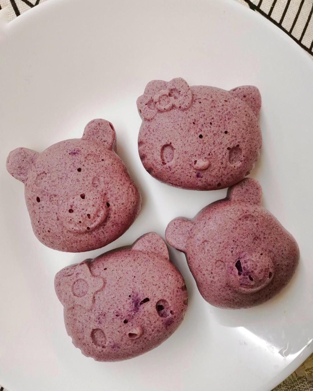 少女心紫薯糯米蛋糕