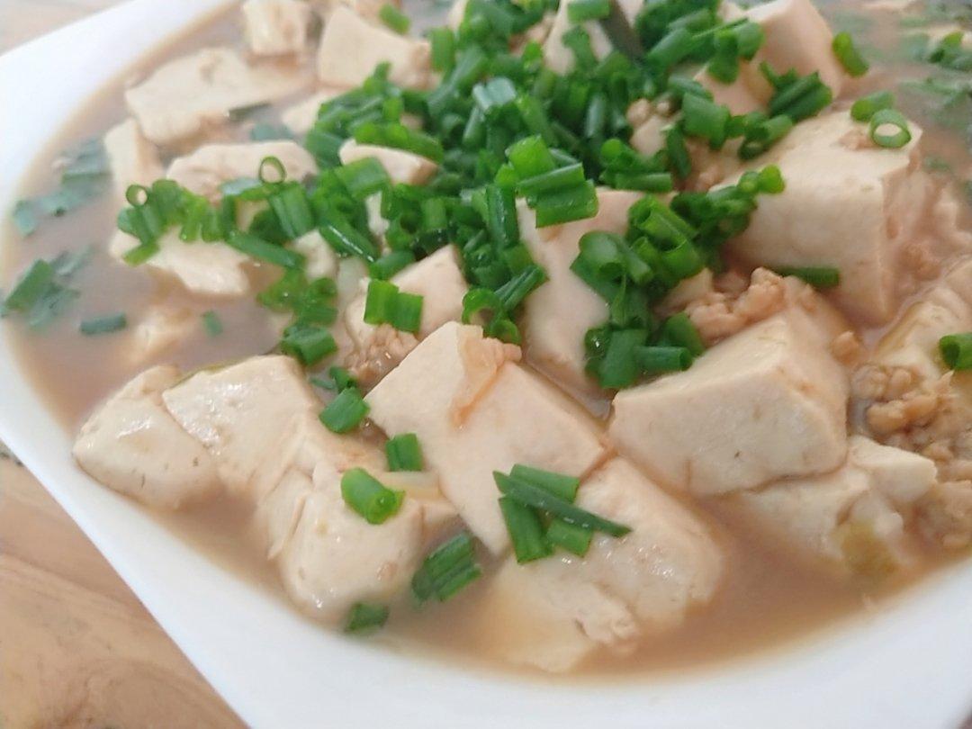 超级下饭的香菇肉沫豆腐