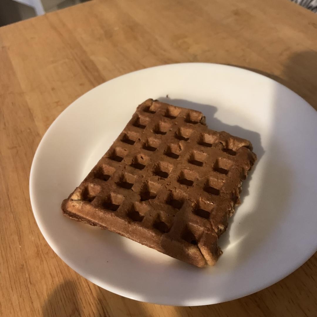 低脂全麦肉桂华夫饼