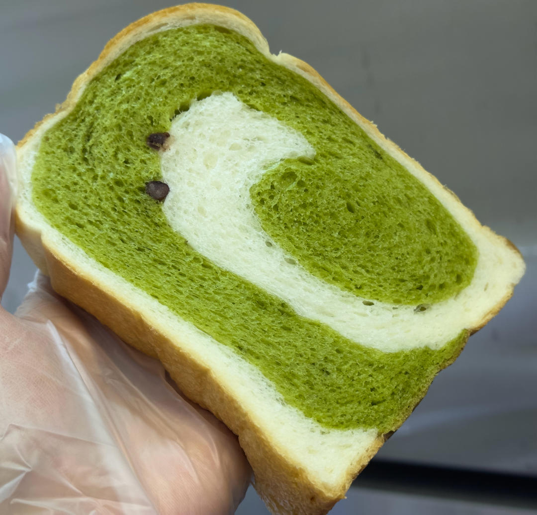 抹茶双色吐司