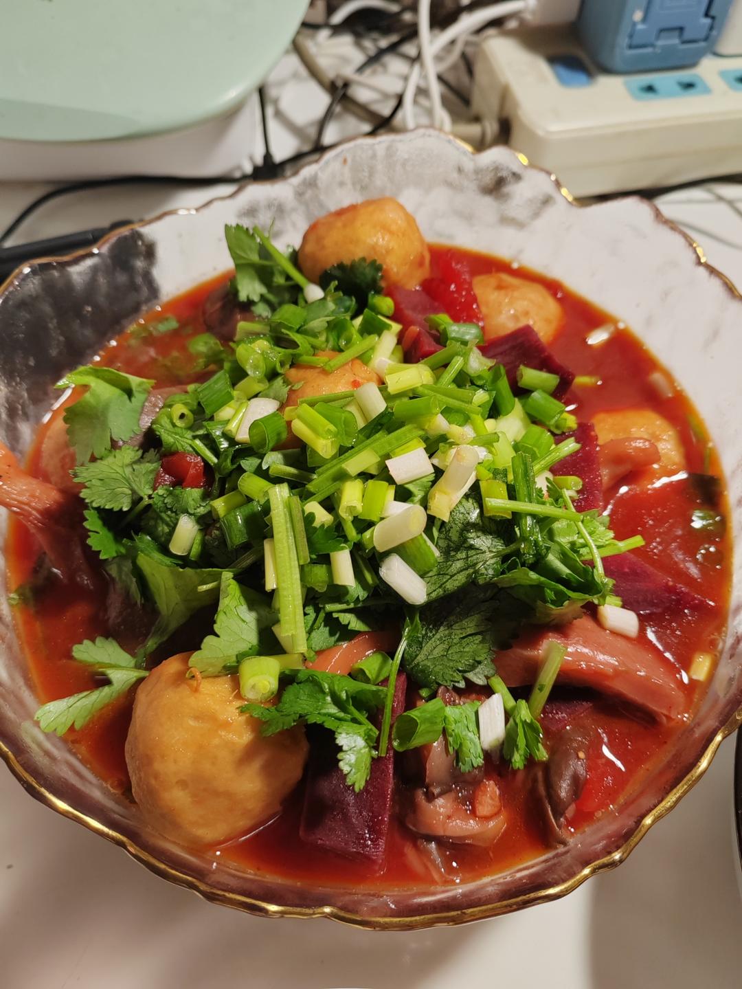 家传浓汤西红柿🍅猪肉丸子汤