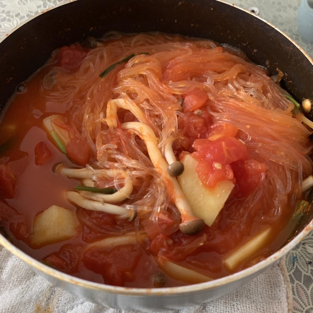 茄汁龙口粉丝的做法