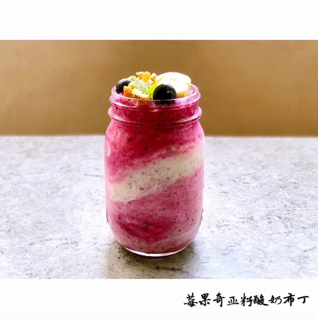 莓果奇亚籽酸奶布丁. Berries Chia Pudding Parfait.