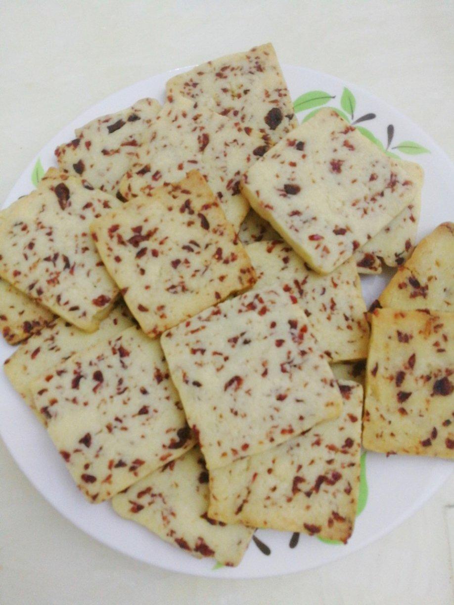 低糖少油版蔓越莓饼干