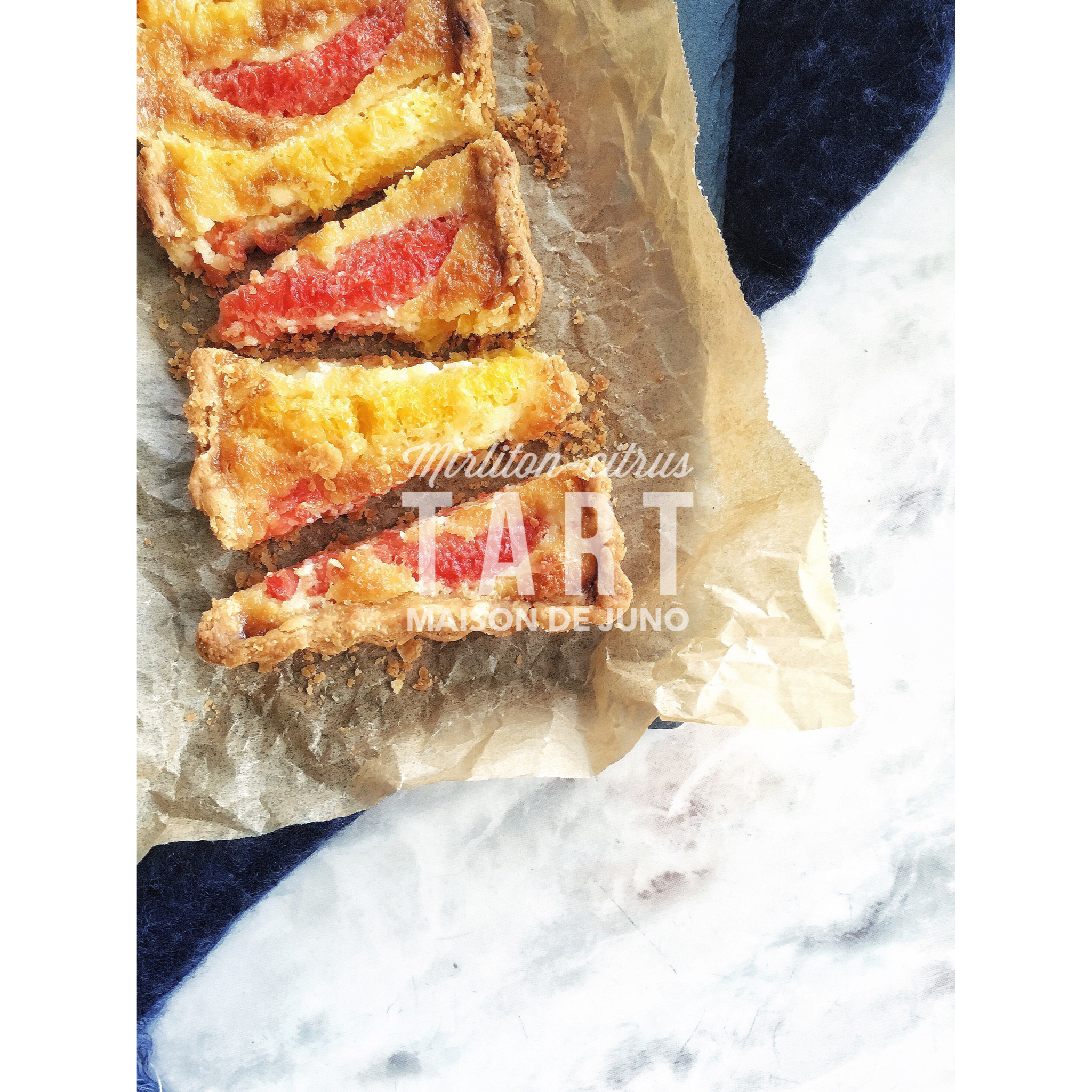 杏仁卡仕达柑橘塔 Mirliton-citrus Tart by PH