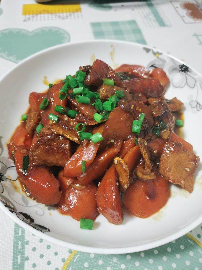 胡萝卜红烧肉