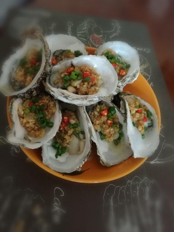 蒜蓉烤生蚝（烤箱版）