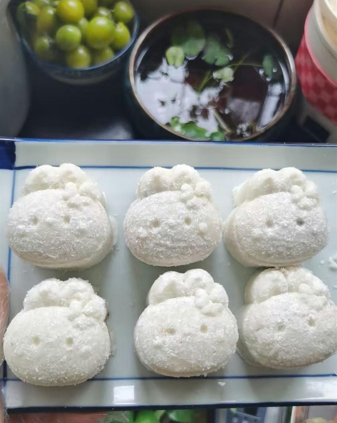 专治夏天不吃饭的娃—山药紫薯糕