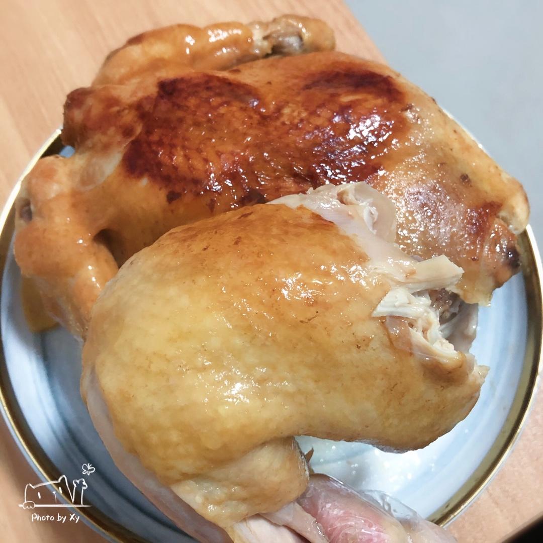 不用一滴水的电饭煲焗鸡（出自微博：大胃爱丽丝）