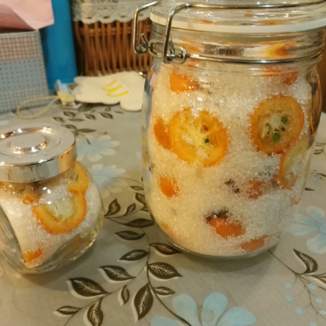糖渍桂花金桔