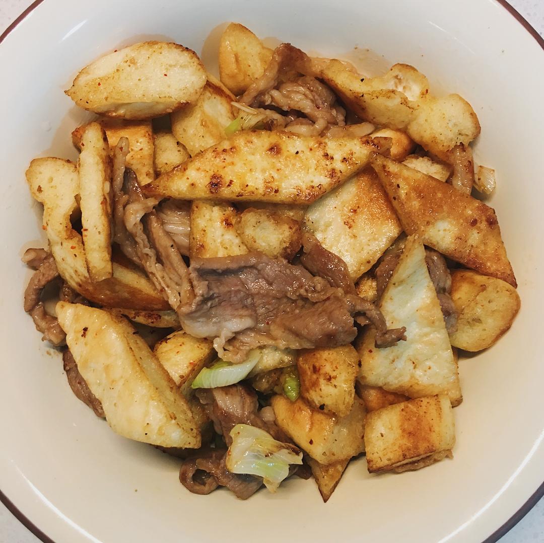 囊炒肉的做法