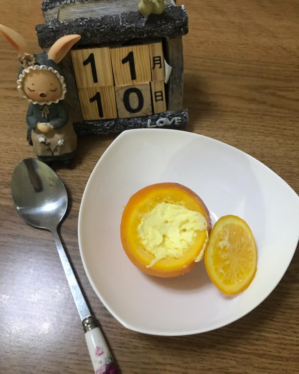 橙子蒸蛋