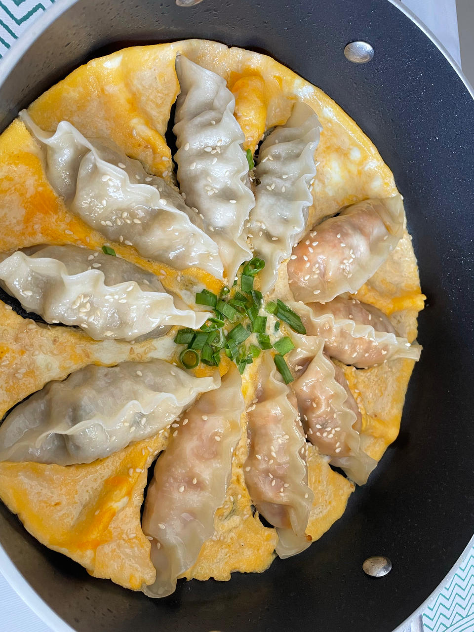 懒人快手抱蛋煎饺